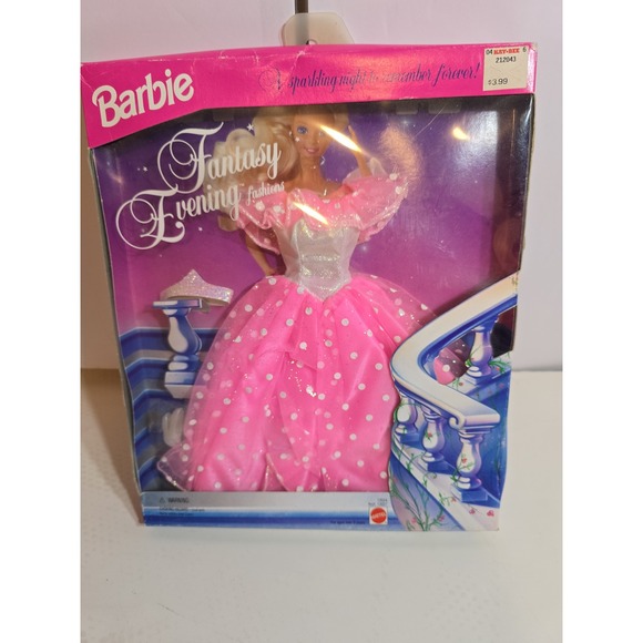 Other - Barbie Fantasy Evening Fashions Pink Polka Dot Gown Outfit 13024